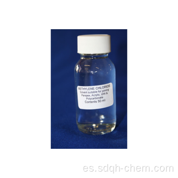 Disolvente químico de cloruro de metileno de alta calidad al 99,9%